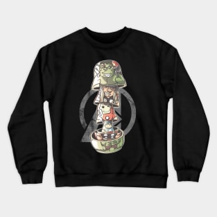 stacked heroes Crewneck Sweatshirt